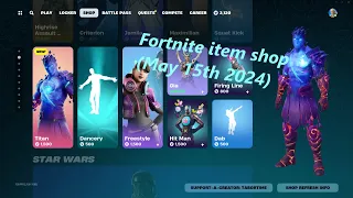 Fortnite item shop. (May 15th 2024) The Titan skin is here!