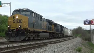 CSX & CP Trains in Nashville, TN. 3/31/22