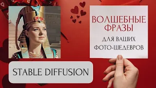 Волшебные фразы для ваших фото-шедевров в нейросети Stable Diffusion