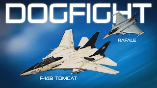 DOGFIGHT | F-14B Tomcat Vs Rafale | Digital Combat Simulator | DCS |