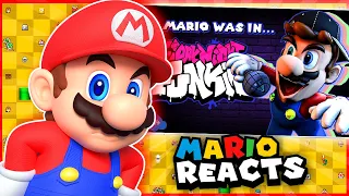 Mario Reacts To SMG4: If Mario Was In.... Friday Night Funkin!