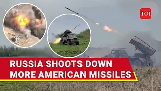 Russia Rains Fire On Ukrainian Forces; Five U.S. Missiles Shot Down Over Russian Region | Watch