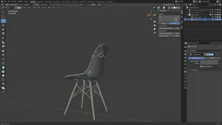 Eames Chair - 1 Shell Modeling