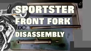 sportster fork disassembly