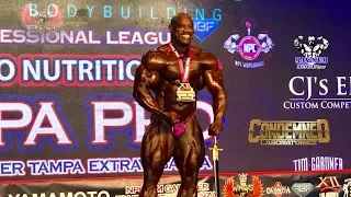 Dexter Jackson Wins 2019 Tampa Pro | Award Presentation Men's Open Bodybuilding