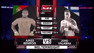 Aires Benrois vs Juho Valamaa, M-1 Challenge 82