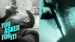 X-Ray Reveals the Truth About Sword Swallowing