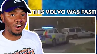 AMERICAN REACTS To Volvo 940 chased by Volvo police cars in Sweden🇸🇪