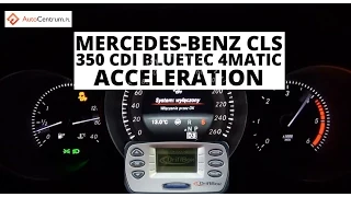 Mercedes-Benz CLS 350 CDI BlueTEC 4MATIC 251 hp - acceleration 0-100 km/h