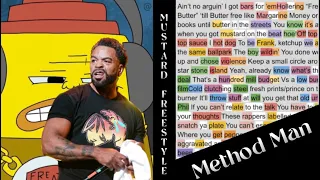 Method Man on Mustard Freestyle