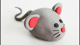 How to Make a Cute Clay Mouse 🐭💫 | Simple Step-by-Step Tutorial | Play-Doh and Plasticine DIY