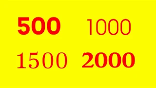 Numbers for Tata - 1 to 2000 - Quad Vision Numbers