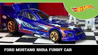 Unboxing Ford Mustang NHRA Funny Car Hot Wheels 1/64ème Lot M 2023