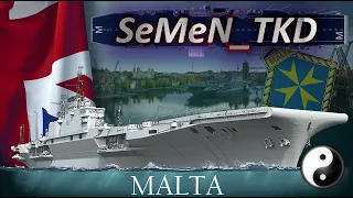 ✅СТРИМ ОБЗОР АВИАНОСЦА MALTA 📌 WORLD OF WARSHIPS