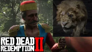 Hunting down a Lion, Tiger, and Zebra in Red Dead Redemption 2 (Margaret - Stranger Mission)