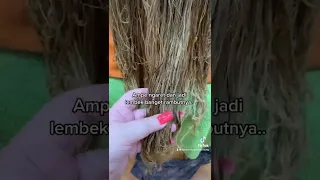 Rambut rusak akibat bleaching dan smoothing