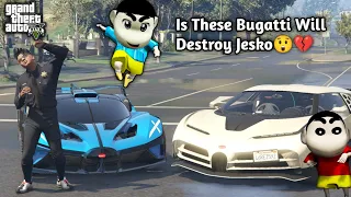 GTA 5: Now Franklin Upset With This Competition 💔Shinchan Supports Other Bugatti 😨😭PS Gamester
