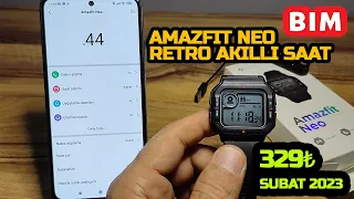 Bim Amazfit Neo Retro Akıllı Saat Kurulum | İnceleme | Su Testi | Ağır Koşullara Uygun Akıllı Saat