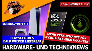 30% mehr Performance für Nvidia-Karten? | PS5 bald wieder lieferbar | RTX 4070 10/12GB Infos | News