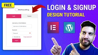 How To Create A Login & Signup Form Using Elementor For Free