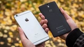 iPhone 6 Plus vs OnePlus One: Битва Фаблетов!