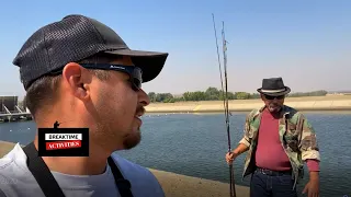 HOW TO BAIT FISH THE CALIFORNIA AQUEDUCT 🎣 20 INCH STRIPER | SEPTEMBER 2020.