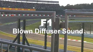 F1 Blown Diffuser Sound -  Suzuka 2011