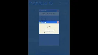 This is what happens if you delete the process “Progressbar95” (PB 98 - PB 10)