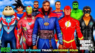 FRANKLIN & DR STRANGE TRAIN UNIVERSE 4 AVENGERS (GTA 5 Mods) #032