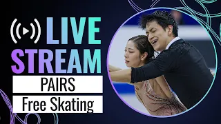 LIVE | Pairs Free Skating | ISU World Figure Skating Championships | Montréal 2024 | #WorldFigure