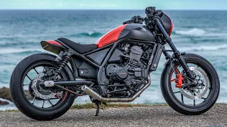 New, Custom Honda Rebel 1100 DCT Cruiser Motorcycle Build by FCR Original | "The Sport"