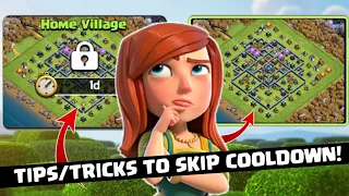 Tips/Tricks to Skip time Cooldown from base layout in Clash of clans 🔥