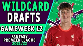 WILDCARD DRAFTS GAMEWEEK 12 | Fantasy Premier League Tips 2021/22