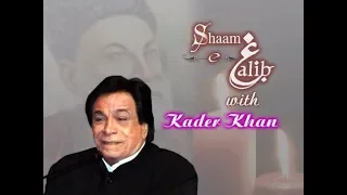 Kader Khan in Kuwait - explains Mirza Ghalib poems