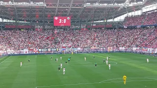 Leipzig 3 : 0 Wolfsburg  Endstand, Alle Tore