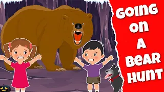We're Going on a Bear Hunt 🐻 🎶 Song for Preschoolers for Circle Time