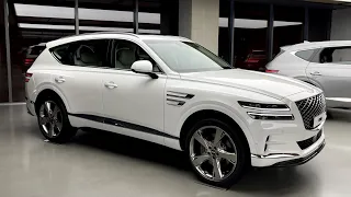 2023 GENESIS GV80 VIP 6 Seats 'Uyuni White/Urban Brown & Vanilla Beige' Walkaround in-Depth Review