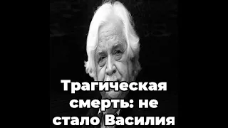 Трагическая смерть: не стало Василия Бубнова