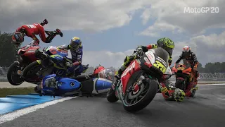 MotoGP 20 - Big Crashes