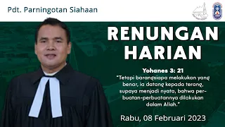 Renungan Harian Gereja HKBP Ressort Tebet - Rabu, 08 Februari 2023