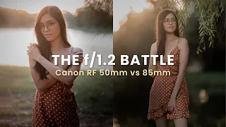 Canon RF 50mm f1.2L vs RF 85mm f1.2L | The f1.2 Battle