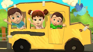 Wheels on the Bus - Dance Party Bus | Thumbs Up Song +more Educational Nursery Rhymes & Kids Songs