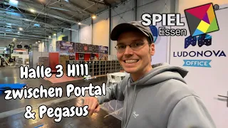 Angekommen in Essen - Stand Halle 3 H111 zwischen Portal & Pegasus - SPIEL 2023 - Hunters Vlog