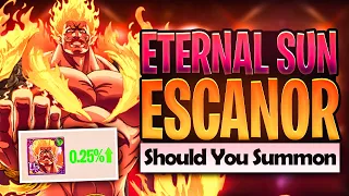 *GLOBAL PLAYERS* Should You Summon ETERNAL SUN ESCANOR Coming To Global?! (7DS Grand Cross)