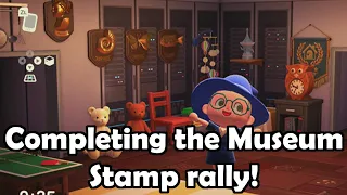 Completing the Museum Day Stamp Rally in Animal Crossing!