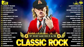 Top 100 Classic Rock Songs Of All Time🔥ACDC,Def Leppard, Guns' N Roses, Bon Jovi,Pink Floyd, Quee