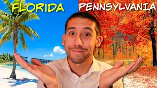 Retiring in Pennsylvania VS Florida