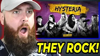 EllenPlaysBass "Hysteria" Kids Collab | Brandon Faul Reacts