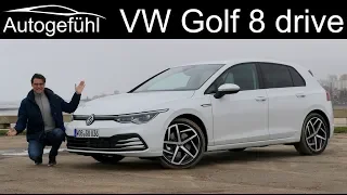 VW Golf 8 FULL REVIEW driving the all-new Mk8 2020 1.5 TSI DSG - Autogefühl