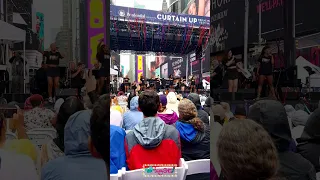 SIX grand finale at Curtain Up Broadway Festival in Times Square
